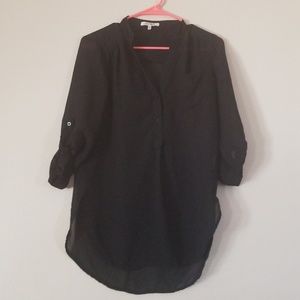 Sheer black shirt